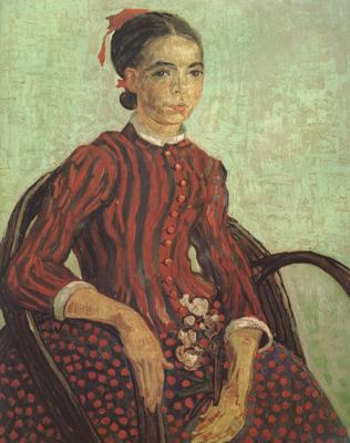 Vincent Van Gogh La Mousme,Sitting (nn04) oil painting picture